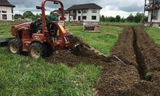 Копка траншей для водопровода в Котельниках: цена за метр от 941 руб.